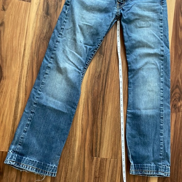 Lacoste 40 alligator 40 LBH Blue Jeans Boys Denim Pockets Zipper belt loops play - Picture 14 of 16